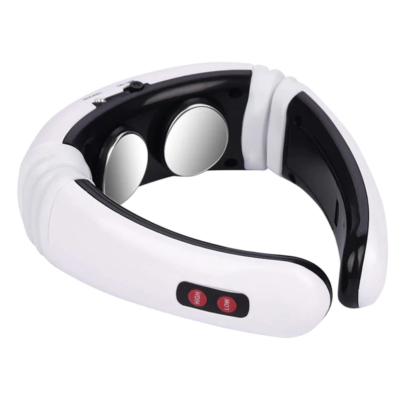 "Electric Neck Massager with Magnetic Therapy for Muscle Relaxation"